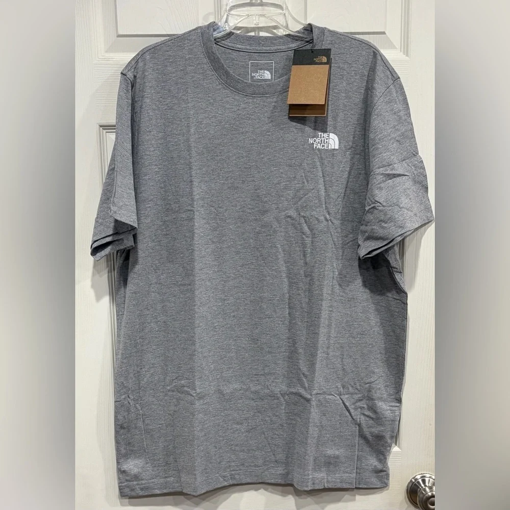 The North Face Men’s XL Evolution Regenerative Ink Box Short-Sleeve Tee Grey NWT